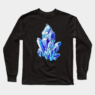 Gemstone Illustration Long Sleeve T-Shirt